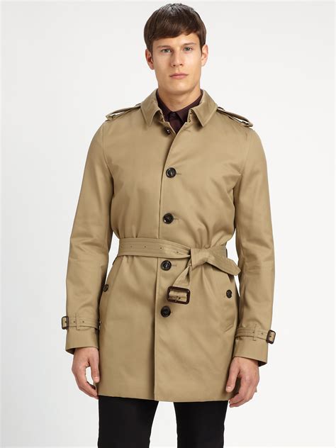 burberry men winter coat|burberry men's rain coats.